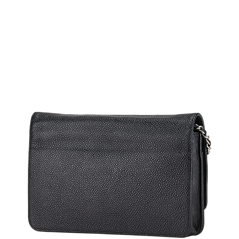 Chanel Caviar Chain Wallet Shoulder Bag