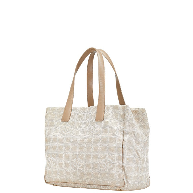 Chanel Nylon Leather Tote Bag