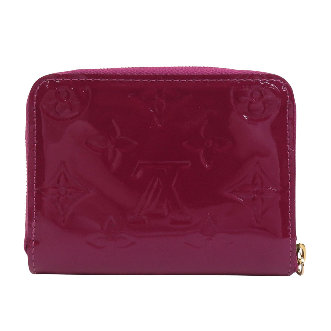 Louis Vuitton Porte Monnaie Zippy  Patent Leather Wallet