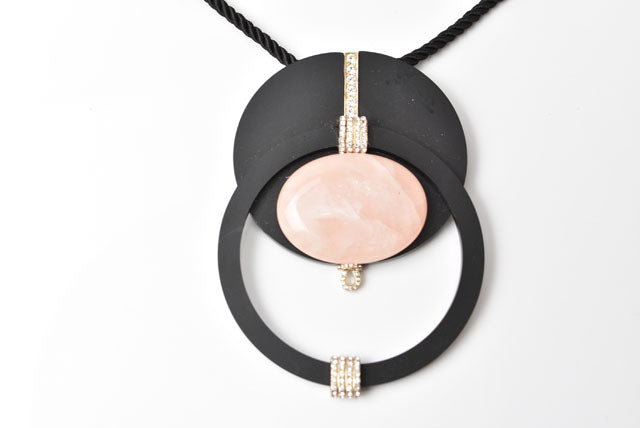 Chanel Coco Mark Choker/Necklace Black/Gold Rhinestone Special Edition