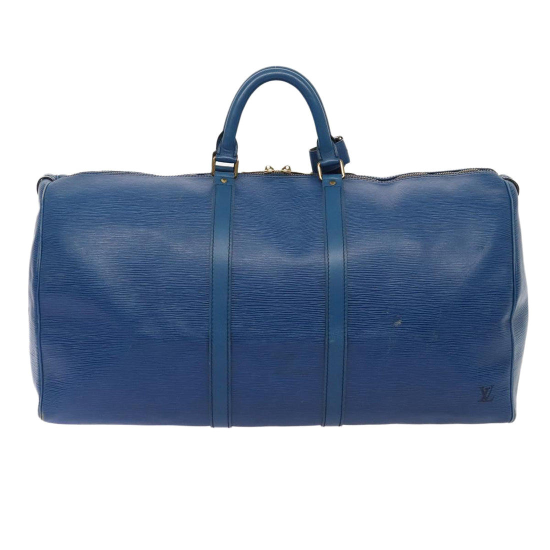 Louis Vuitton Keepall 55  Leather Travel Bag