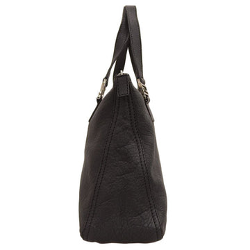 FENDI Ff Plate Top Handle Bag Black