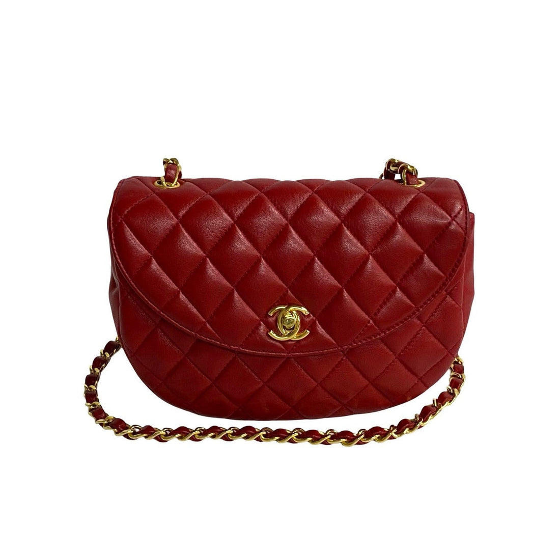 Chanel Lambskin Matelasse Coco no mark Chain Shoulder Bag
