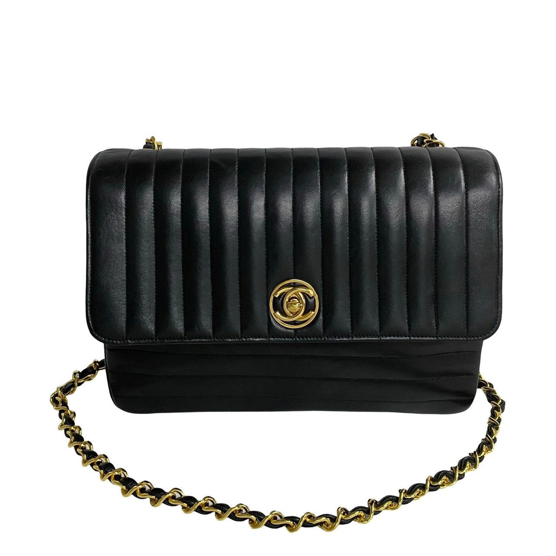 Top Quality Chanel Lambskin Mademoiselle Chain Shoulder Bag