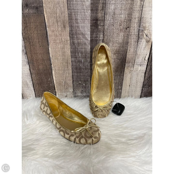 Shoes Designer By Coach In Beige, Size: 8.5