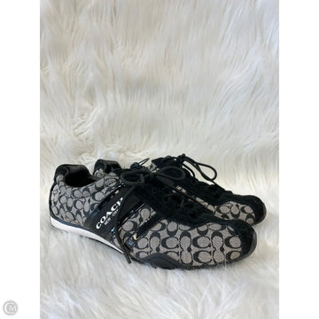 Shoes Designer By Coach In Black & Grey, Size: 9
