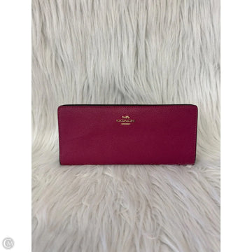 Wallet Designer By Coach, Size: Medium