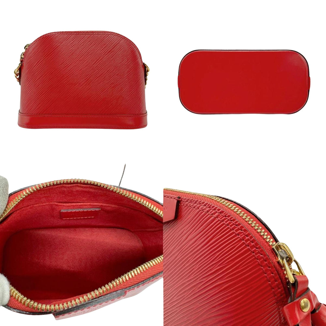Louis Vuitton Alma  Leather Shoulder Bag