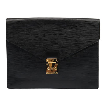 Louis Vuitton Senateur  Leather Clutch Bag