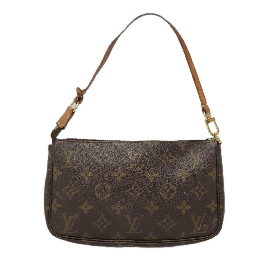 Louis Vuitton Pochette Accessoire  Canvas Clutch Bag