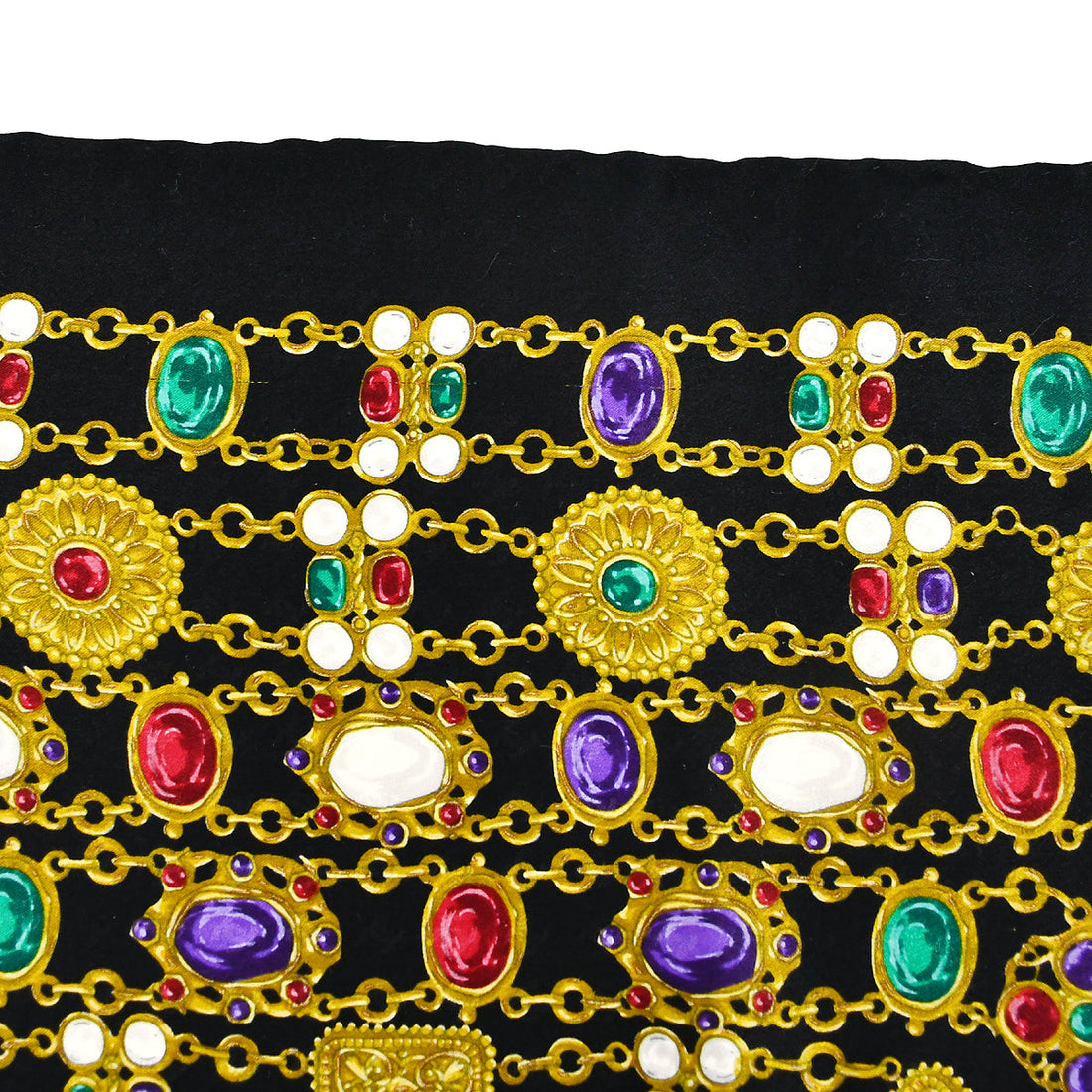 Chanel Scarf Black Small New