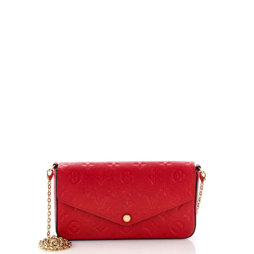 Felicie Pochette Monogram Empreinte Leather