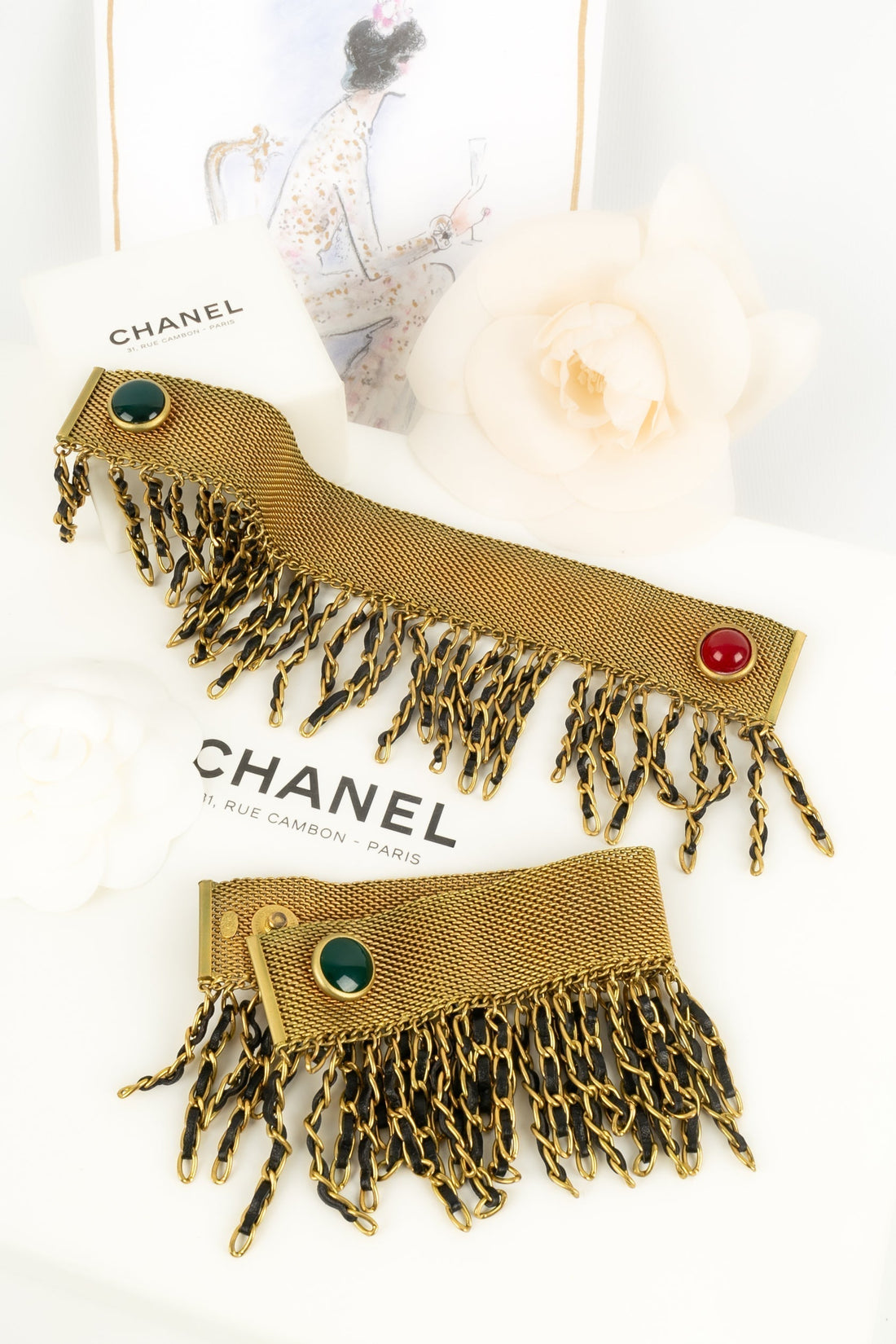 Paire de bracelet Top Quality Chanel Automne 1994