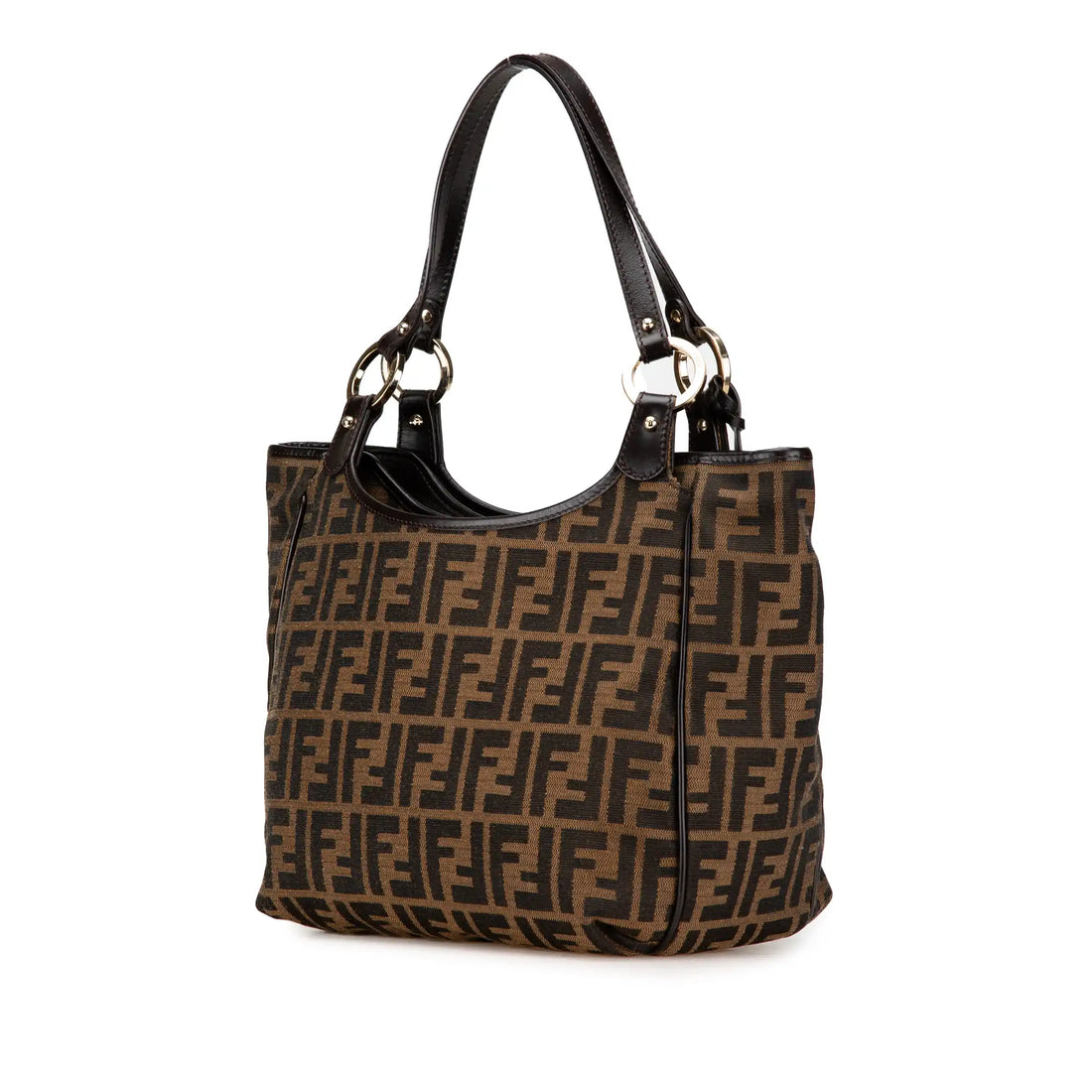 Fendi Chef Tote Brown Zucca Canvas