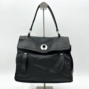 Pre-owned Yves Saint Laurent Leather Top Handle Bag - Black Shoulder Bags, Handbags LA6001