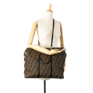Fendi Travel Bag Brown Zucca Canvas