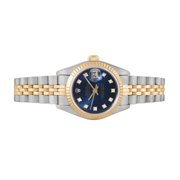 Rolex Ladies Two-tone Datejust with Factory diamonds, item #13