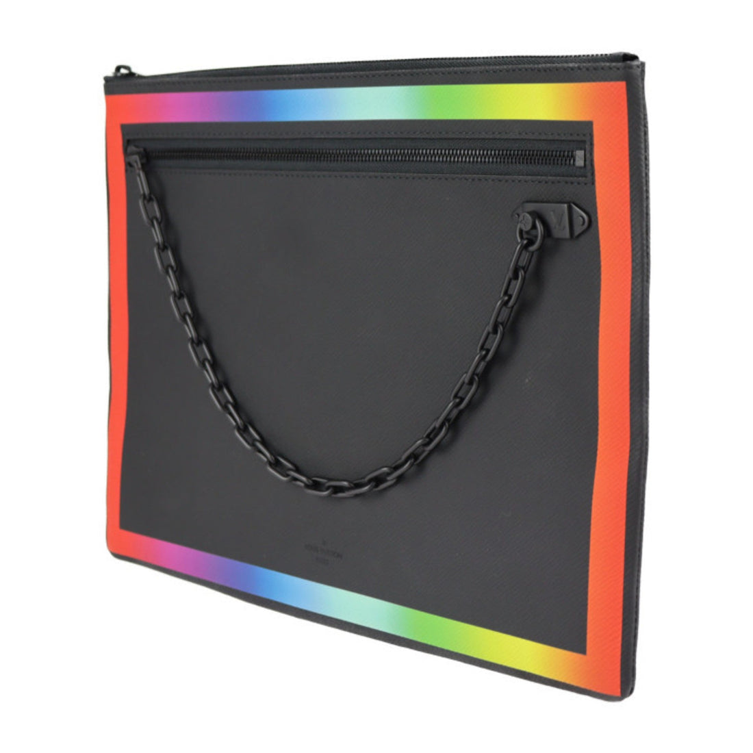 Louis Vuitton   Taiga Leather Clutch Bag Handbag
