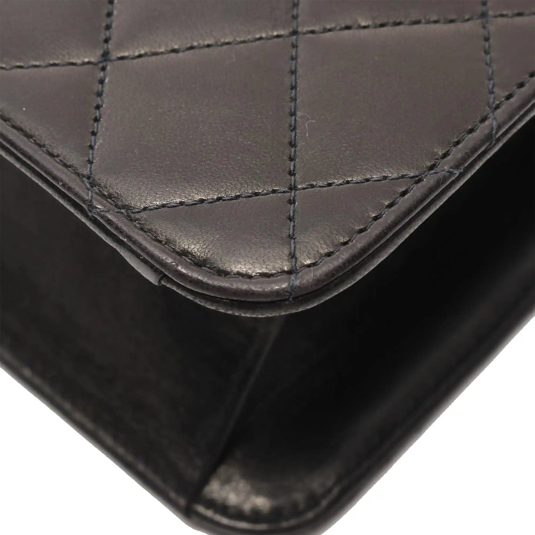 Chanel Classic Single Flap Medium Black Lambskin Gold