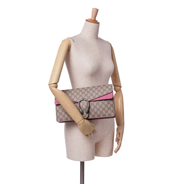 Gucci Dionysus Clutch Beige GG Supreme Canvas