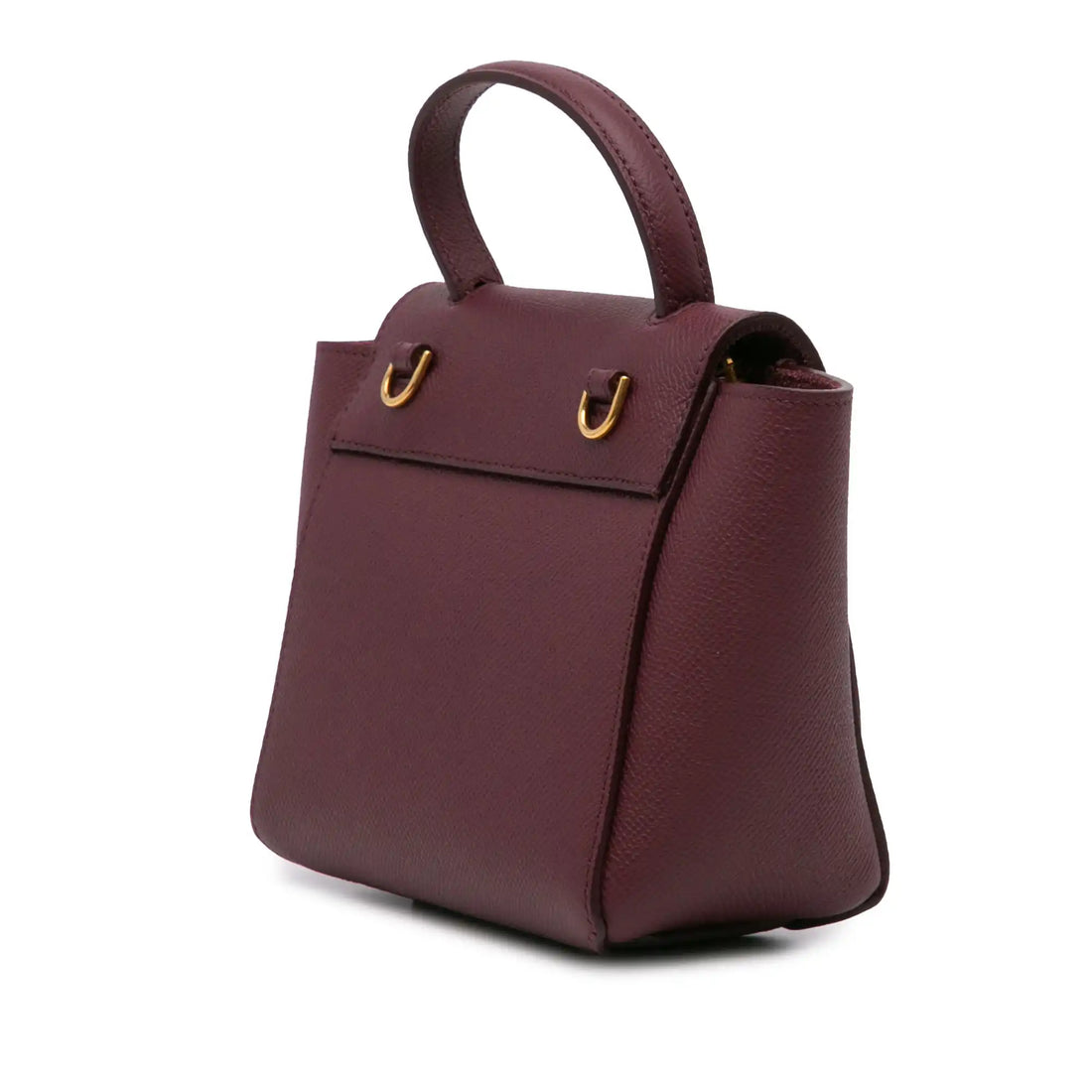 Celine Belt Bag Pico Burgundy Leather