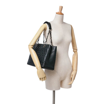 Chanel GST Black Caviar Silver