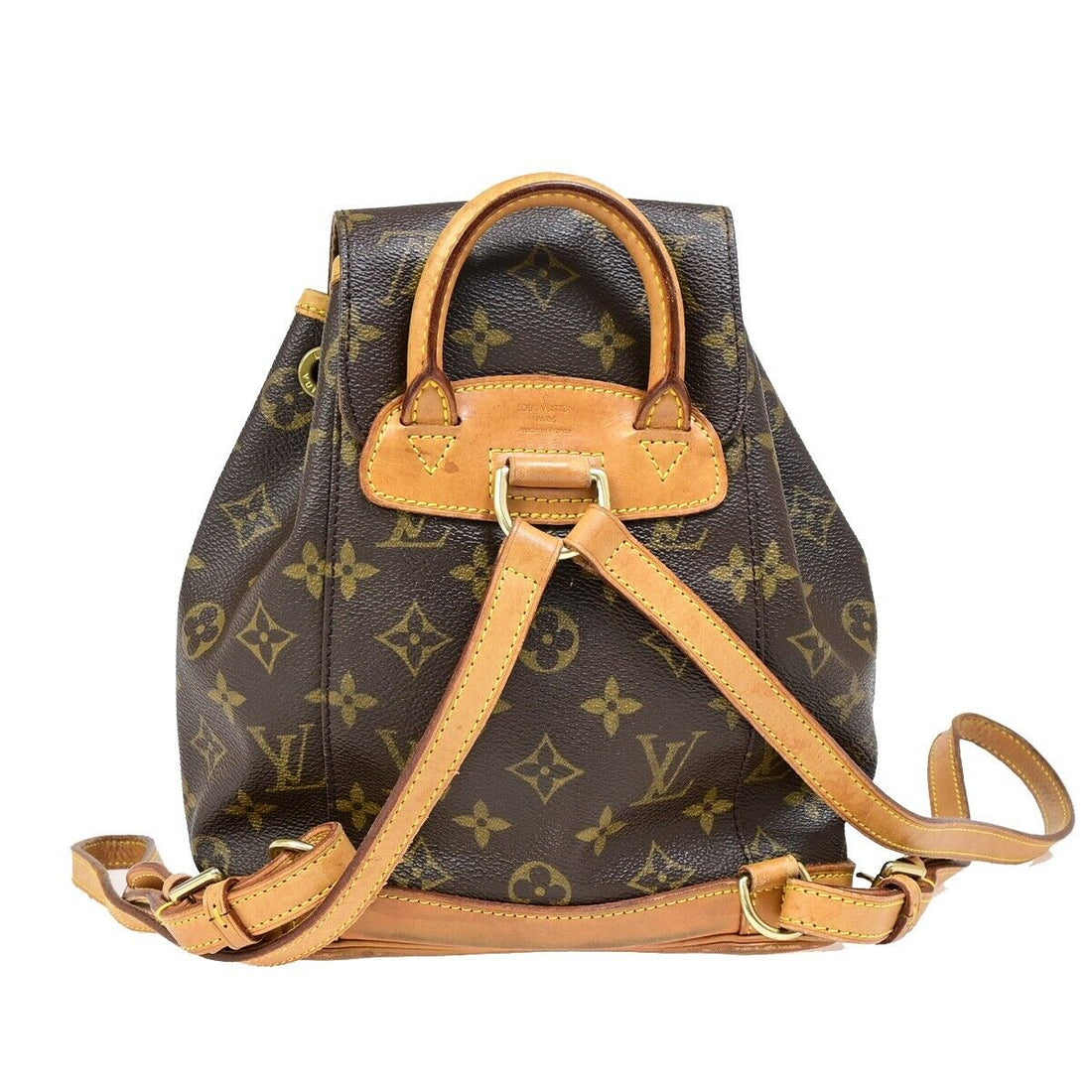 Louis Vuitton Montsouris  Canvas Backpack Bag