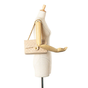 Chanel Classic Double Flap Medium Beige Gold