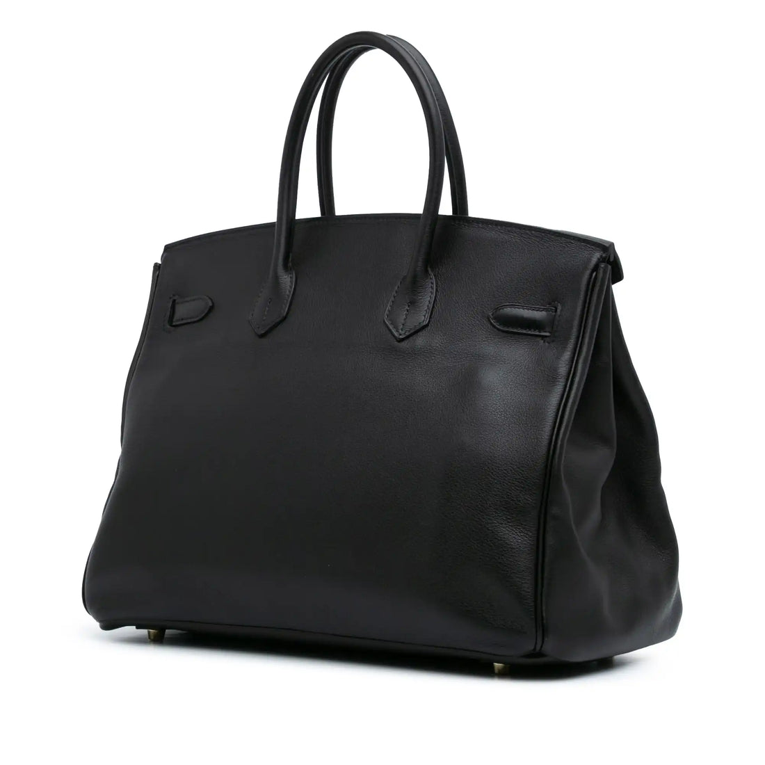 Hermès Birkin Retourne 35 Black Swift Gold