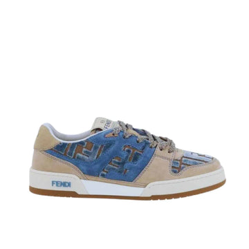 FD MATCH SNEAKERS BEIGE AND BLUE