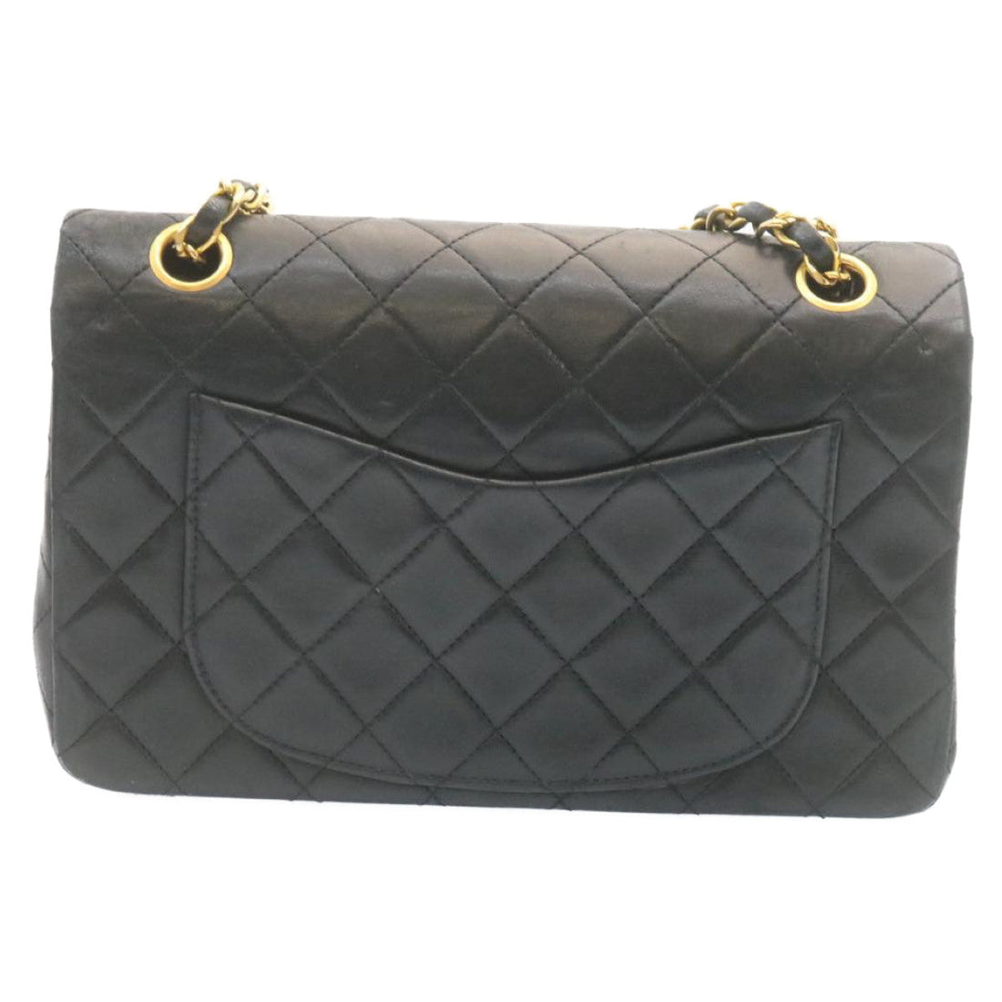 Top Quality Chanel Classic Matelasse 23 Chain New Shoulder Bag Lamb Skin Black Auth 28634A