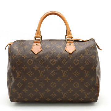 Louis Vuitton Speedy 30  Canvas Handbag