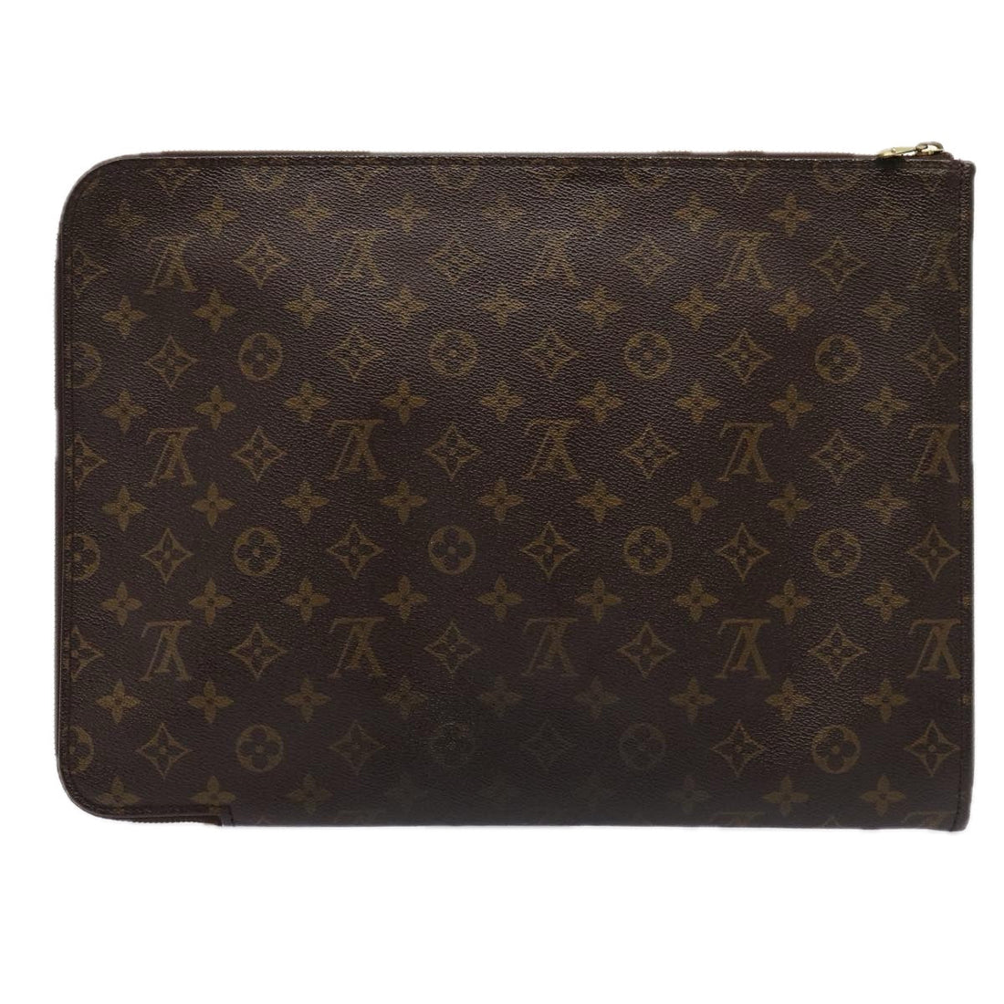 Louis Vuitton Pochette Document  Canvas Clutch Bag