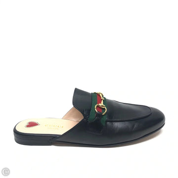 Shoes Luxury Designer By Gucci In Black, Size: 7