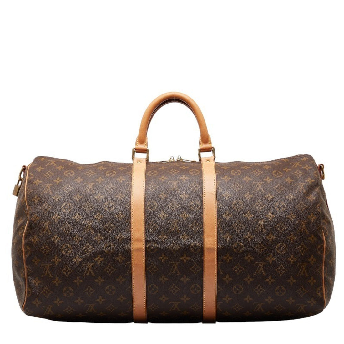 Louis Vuitton Keepall Bandoulière 55  Canvas Travel Bag