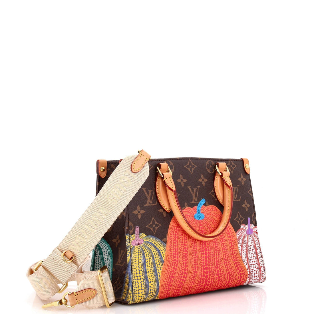 OnTheGo Tote Yayoi Kusama Pumpkins Monogram Canvas PM