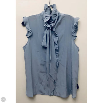 Top Sleeveless Designer By Coach In Blue, Size: L