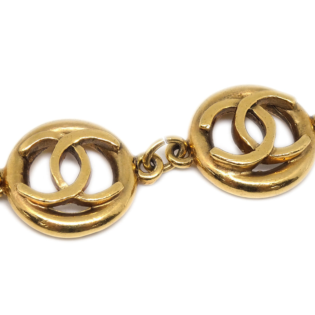 Chanel Medallion Bracelet Gold 1983