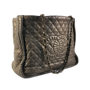CHANEL CC Quilted CalBNkin Istanbul Tote Tote Bag