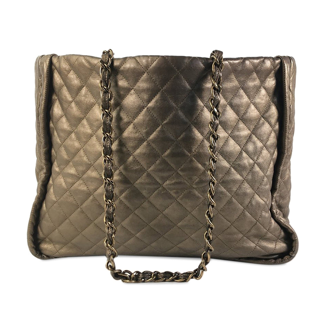 CHANEL CC Quilted CalBNkin Istanbul Tote Tote Bag