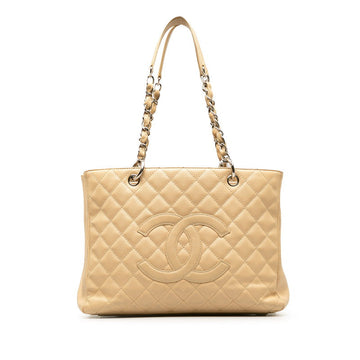 Top Quality Chanel Mattress Chain  Bag Beige ilver Caviar S Lady Chanel