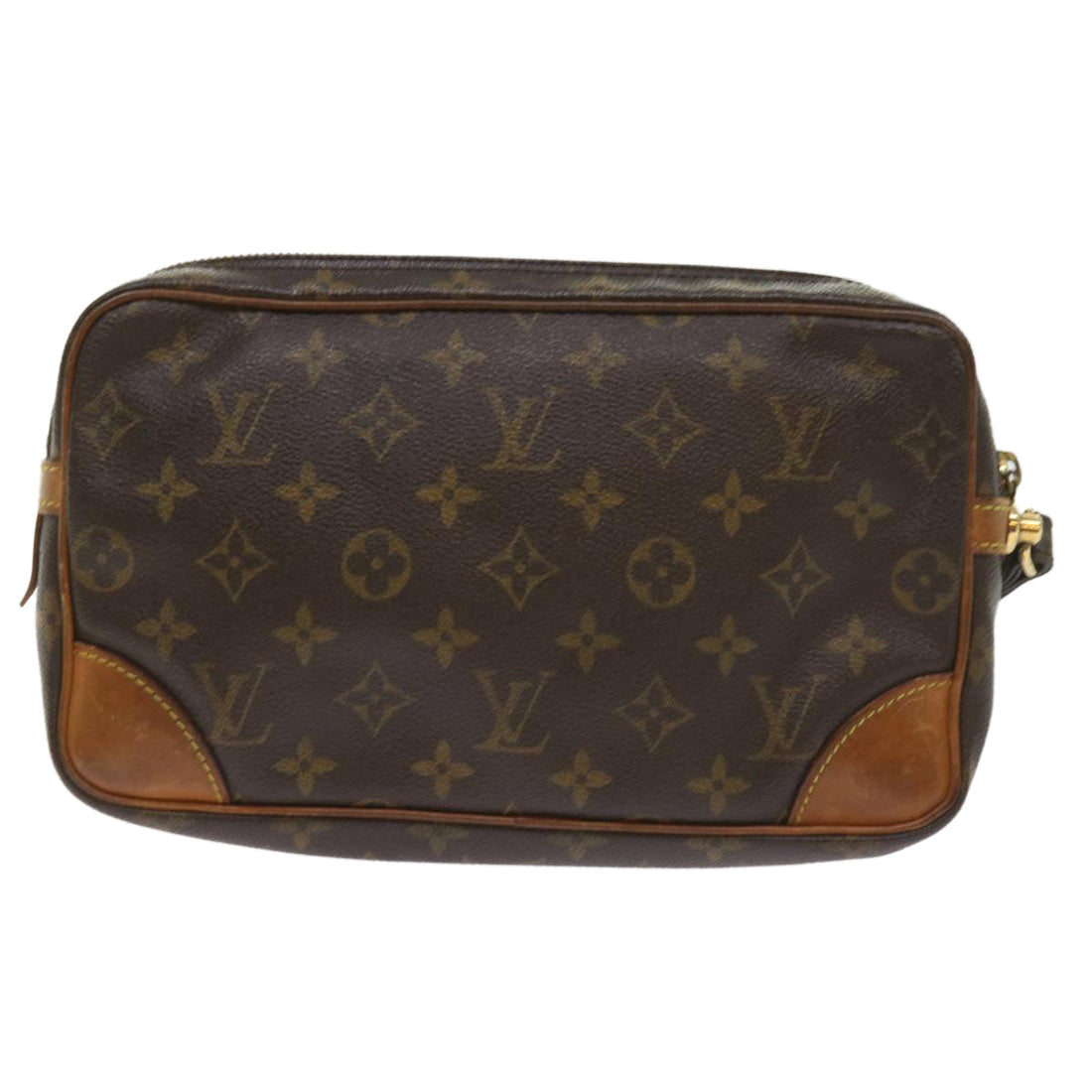Louis Vuitton Marly Dragonne  Canvas Clutch Bag