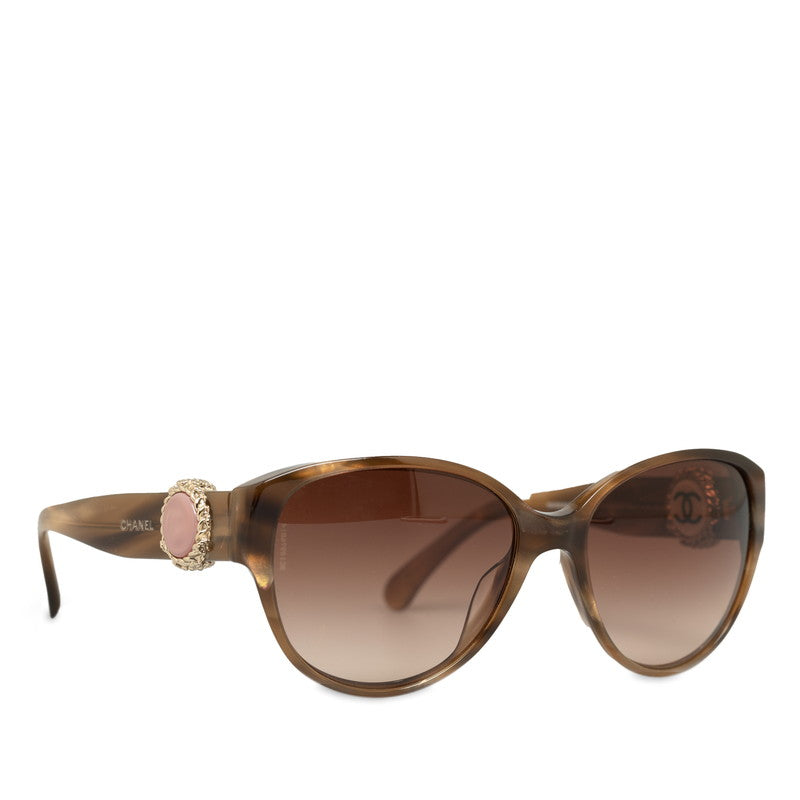 Chanel 5192-A Sunscreen Glasses Plastic Brown