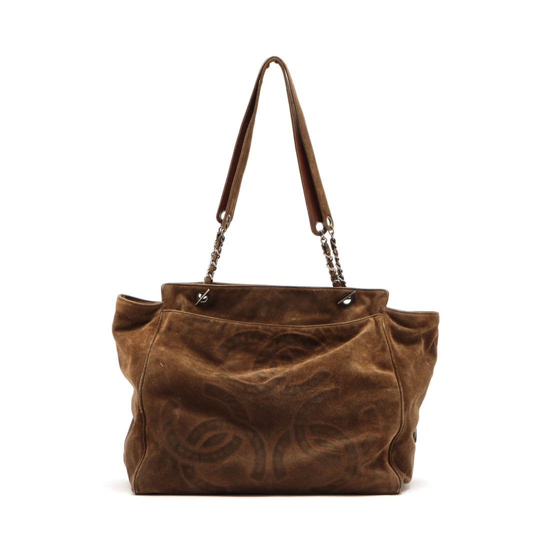 Chanel Triple Coconut Shoulder Bag Brown Silver Gold  2nd