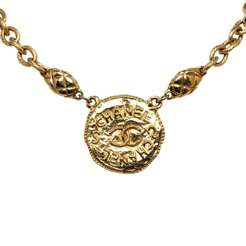 Chanel Coco Coin Necklaces G   Chanel