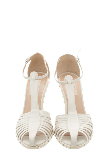 Valentino Garavani Rockstud Beige Heels SZ 38