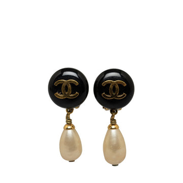 Top Quality Chanel  Coco Earrings G Black   Chanel