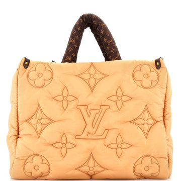 Pillow OnTheGo Tote Monogram Quilted Econyl Nylon GM