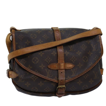 Louis Vuitton Saumur 30  Canvas Shoulder Bag