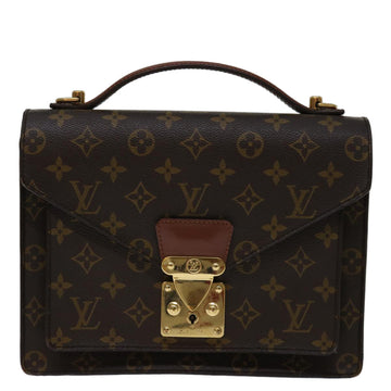 Louis Vuitton Monceau  Canvas Shoulder Bag